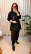 FUAT GÜRŞEN PANTALONLU TAKIM 5303 SİYAH