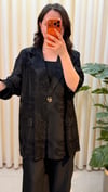 GHİSA CEKETLİ TAKIM 9148 SİYAH