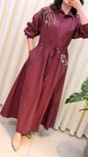 GHİSA ELBİSE 4443 BORDO