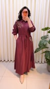 GHİSA ELBİSE 4443 BORDO
