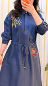 GHİSA ELBİSE 4443 LACİVERT
