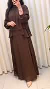 GHİSA ELBİSE 4447 KAHVE 
