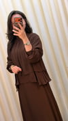 GHİSA ELBİSE 4447 KAHVE 