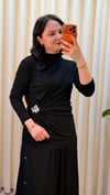 GHİSA ETEKLİ TAKIM 9286 SİYAH