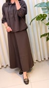 GHİSA ETEKLİ TAKIM 9360 KAHVE