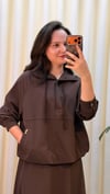 GHİSA ETEKLİ TAKIM 9360 KAHVE