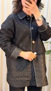 GHİSA KAPİTONE KUMAŞ MİXLİ CEKET 3073 SİYAH