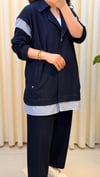 GHİSA PANTALONLU TAKIM 9136 LACİVERT