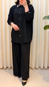 GHİSA PANTALONLU TAKIM 9185 SİYAH