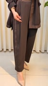 GHİSA PANTALONLU TAKIM 9389 KAHVE