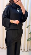 GHİSA PANTALONLU TAKIM 9404 SİYAH