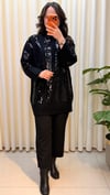 GHİSA PAYET DETAYLI KAZAK 4156 SİYAH