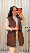 GHİSA YELEK 3236 KAHVE
