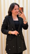 LİSA PANTALONLU TAŞ DETAYLI TAKIM 7061 SİYAH