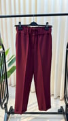 SENTEZ BELİ LASTİKLİ İNCE DUBLE PAÇA PANTALON