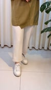 SENTEZ BELİ LASTİKLİ İNCE DUBLE PAÇA PANT. 5514 TAŞ