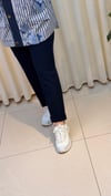 SENTEZ BELLİ LASTİKLİ İNCE DUBLE PAÇA PANT 5514  LACİVERT