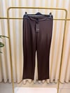 SENTEZ DERİ PANTALON KAHVE