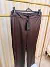 SENTEZ DERİ PANTALON KAHVE