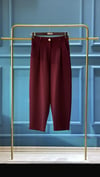 SENTEZ ROMA ARKASI LASTİKLİ PİLELİ PANT. BORDO 