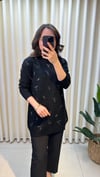 TIĞ TRİKO ÇİÇEK TAŞLI TUNİK 21818 BORDO 1
