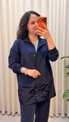 TIĞ TRİKO DİK YAKA TAKIM 5049 LACİVERT