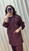 TIĞ TRİKO İŞLEMELİ TAKIM 5015 BORDO 