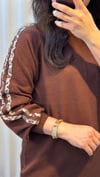 TIĞ TRİKO LEOPAR ŞERİTLİ TRİKO 22015 KAHVE 1