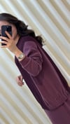 TIĞ TRİKO MİXLİ DÜĞMELİ ETEKLİ TAKIM 5030 BORDO 