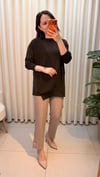 TIĞ TRİKO ÖRGÜ DETAYLI RAYON TUNİK 21872 HAKİ