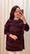 TIĞ TRİKO RİBANALI TUNİK 4050 BORDO