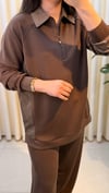 TIĞ TRİKO TAKIM 5040 KAHVE
