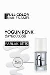 Flormar Full Color Ultra Yüksek Pigmentli & Parlak Bitişli Oje
