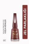 Flormar Jelly Look Yüksek Pigmentli & Parlak Bitişli Jel Görünümlü Oje