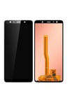 SAMSUNG A7 2018 A750 UYUMLU LCD DOKUNMATİK EKRAN ÇITASIZ SİYAH OLED