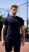 premium birinci kalite lüks  t-shirt tişört pamuk geri dönüşümlü polyester lacivert t-shirt kaliteli t-shirt tişört ütü istemeyen t-shirt tişört sade düz desensiz regular it dört mevsim giyilebilir   Lacivert TişörtCkneytCkneyt Erkek Bisiklet Yaka Lacivert Tişört