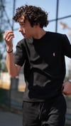 erkek tişört t-shirt siyah tişört bisiklet yaka sıfır yaka 0 yaka kaliteli tişört minimal minimalist tişört t-shirt sade lüks premium ütü gerektirmeyen ütü istemeyen indirimli dayanıklı ceket içine giyilecek regular rahat kesim double face kumaş pamuklu Siyah tişörtCkneytCkneyt Erkek Bisiklet Yaka Siyah Tişört