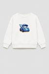 Erkek Çocuk 3 İplik Kumaş Araba Baskılı Pamuklu Sweatshirt