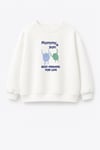 Erkek Çocuk Pamuklu Bisiklet Yaka Slogan Baskılı T-Shirt
