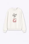 Kadın Premium Kumaş 3 İplik Şardonlu Ayıcık Baskılı Sweatshirt