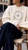 Kadın Premium Kumaş 3 İplik Şardonlu Baskılı Sweatshirt