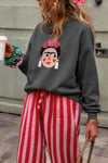 Kadın Premium Kumaş 3 İplik Şardonlu Frida Baskılı Sweatshirt