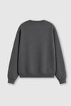 Kadın Premium Kumaş 3 İplik Şardonlu Kuzu Kulağı Baskılı Sweatshirt