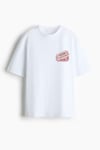Kadın Premium Kumaş Baskılı Oversize T-shirt