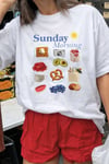 Kadın Premium Kumaş Baskılı Oversize T-Shirt
