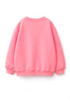 Kız Çocuk 3 İplik Kumaş Pamuklu Hayvan Baskılı Sweatshirt