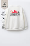 Unisdex Çocuk Sırt Baskılı 3 İplik Kumaş Pamuklu Sweatshirt