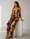 Desenli Gabardin 2 Li Set