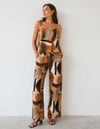 Desenli Gabardin 2 Li Set