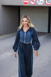 Denim Detaylı Eşofman Takımı